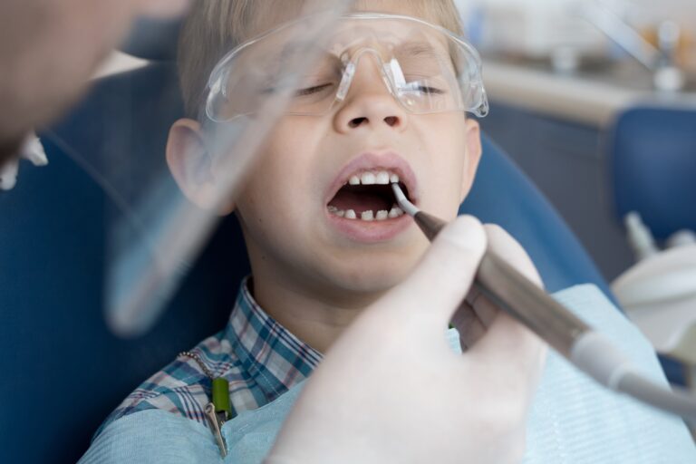 Little Boy at Dental Treatment